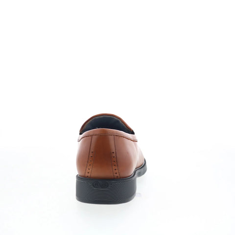 Johnston & Murphy 15-3203 Mens Brown Leather Loafers & Slip Ons Penny Shoes