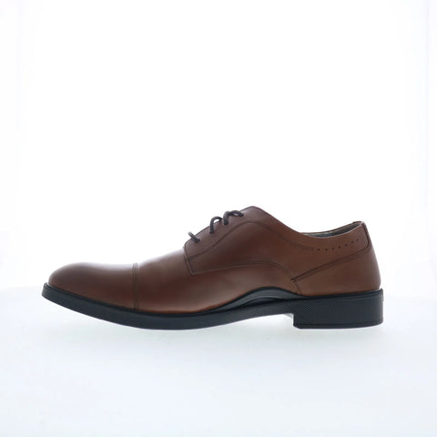 Johnston & Murphy 15-7856 Mens Brown Oxfords & Lace Ups Cap Toe Shoes