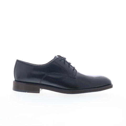 Johnston & Murphy 15-7931 Mens Black Oxfords & Lace Ups Plain Toe Shoes