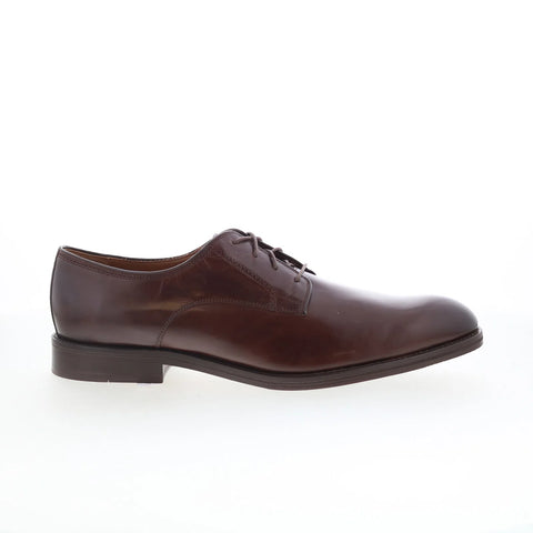 Johnston & Murphy 15-7933 Mens Brown Oxfords & Lace Ups Plain Toe Shoes