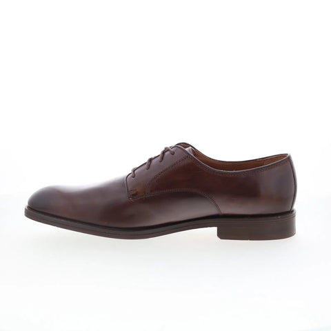 Johnston & Murphy 15-7933 Mens Brown Oxfords & Lace Ups Plain Toe Shoes
