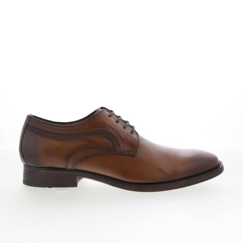 Johnston & Murphy 15-8010 Mens Brown Oxfords & Lace Ups Plain Toe Shoes