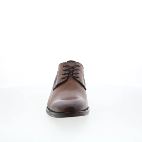 Johnston & Murphy 15-8010 Mens Brown Oxfords & Lace Ups Plain Toe Shoes