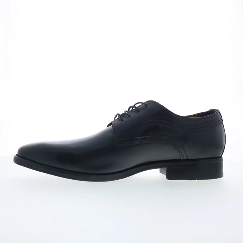 Johnston & Murphy 15-8011 Mens Black Oxfords & Lace Ups Plain Toe Shoes