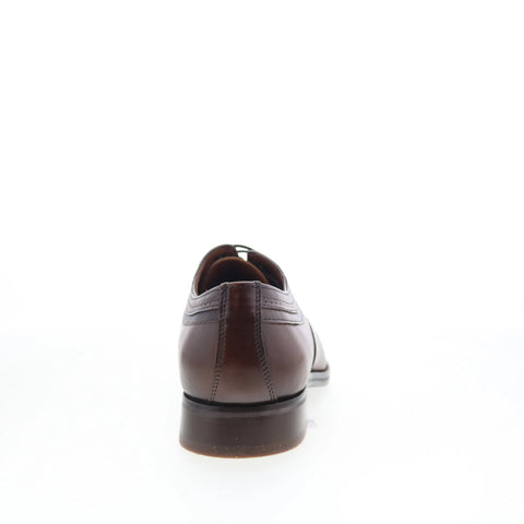 Johnston & Murphy 15-8012 Mens Brown Oxfords Wingtip & Brogue Shoes