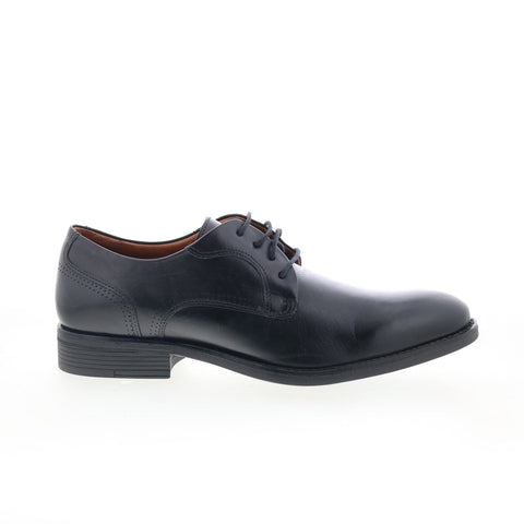 Johnston & Murphy Archer Cap Toe 15-8030 Mens Black Oxfords Plain Toe Shoes