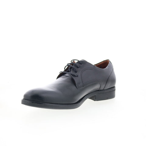 Johnston & Murphy Archer Cap Toe 15-8030 Mens Black Oxfords Plain Toe Shoes