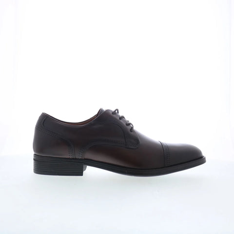 Johnston & Murphy 15-8034 Mens Brown Oxfords & Lace Ups Cap Toe Shoes