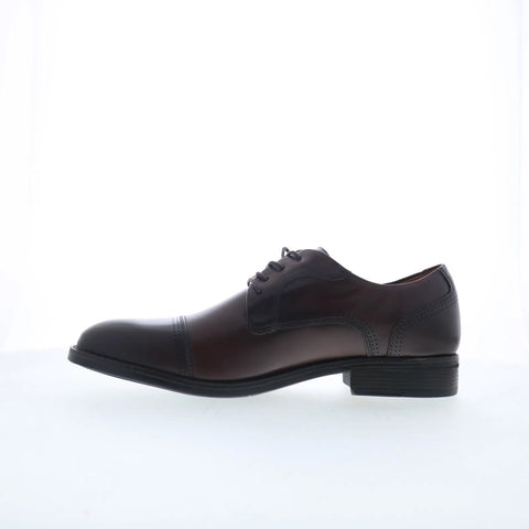Johnston & Murphy 15-8034 Mens Brown Oxfords & Lace Ups Cap Toe Shoes