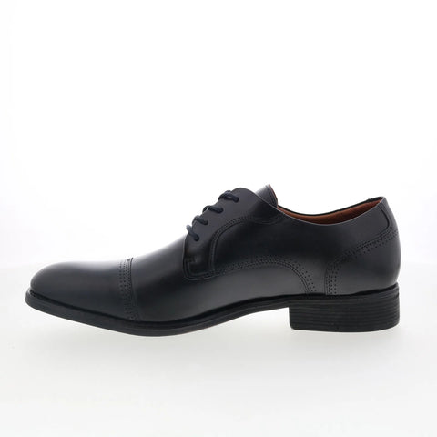 Johnston & Murphy 15-8035 Mens Black Oxfords & Lace Ups Cap Toe Shoes