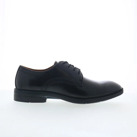 Johnston & Murphy 15-8041 Mens Black Oxfords & Lace Ups Plain Toe Shoes