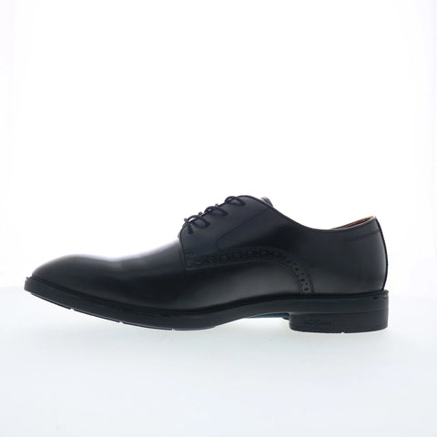 Johnston & Murphy 15-8041 Mens Black Oxfords & Lace Ups Plain Toe Shoes