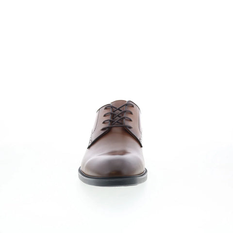Johnston & Murphy 15-8042 Mens Brown Oxfords & Lace Ups Plain Toe Shoes
