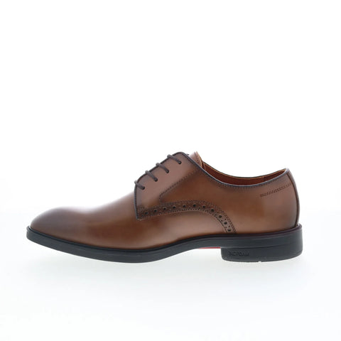 Johnston & Murphy 15-8042 Mens Brown Oxfords & Lace Ups Plain Toe Shoes