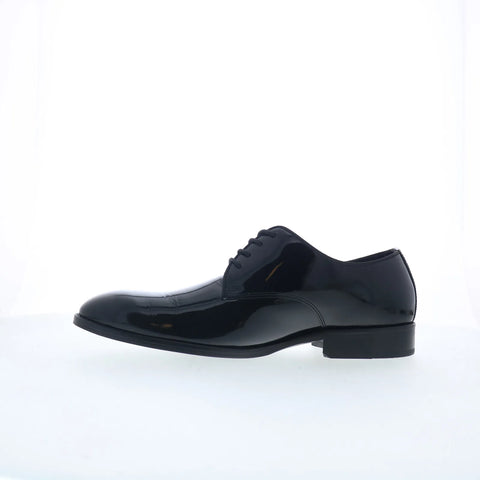 Johnston & Murphy 15-8077 Mens Black Oxfords Plain Toe Shoes