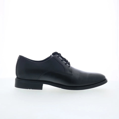 Johnston & Murphy 15-8291 Mens Black Oxfords & Lace Ups Plain Toe Shoes