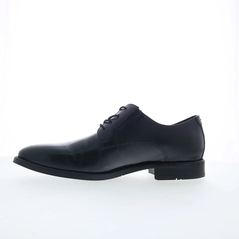 Johnston & Murphy 15-8291 Mens Black Oxfords & Lace Ups Plain Toe Shoes