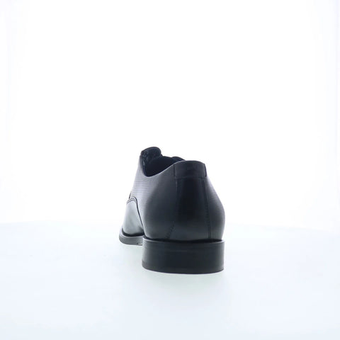 Johnston & Murphy 15-8291 Mens Black Oxfords & Lace Ups Plain Toe Shoes