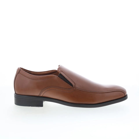 Johnston & Murphy 15-8304 Mens Brown Leather Loafers & Slip Ons Casual Shoes