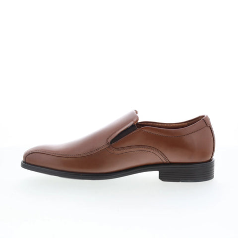 Johnston & Murphy 15-8304 Mens Brown Leather Loafers & Slip Ons Casual Shoes