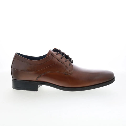 Johnston & Murphy 15-8662 Mens Brown Wide Oxfords & Lace Ups Casual Shoes