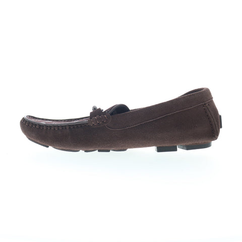 Robert Graham 1502-113-08 Mens Brown Loafers & Slip Ons Moccasin Shoes