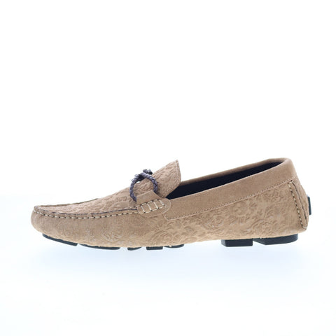 Robert Graham 1502-310-R30 Mens Brown Loafers & Slip Ons Moccasin Shoes