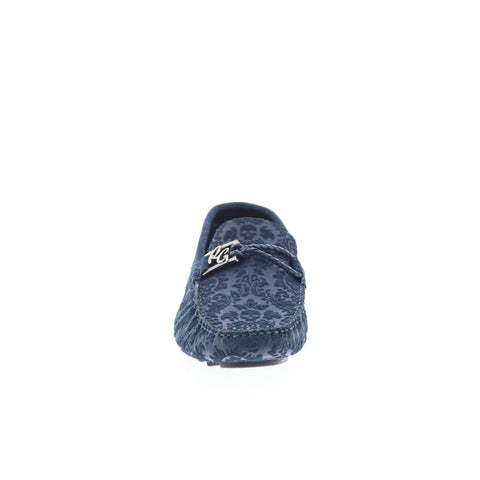 Robert Graham 1502-310-R4 Mens Blue Loafers & Slip Ons Moccasin Shoes