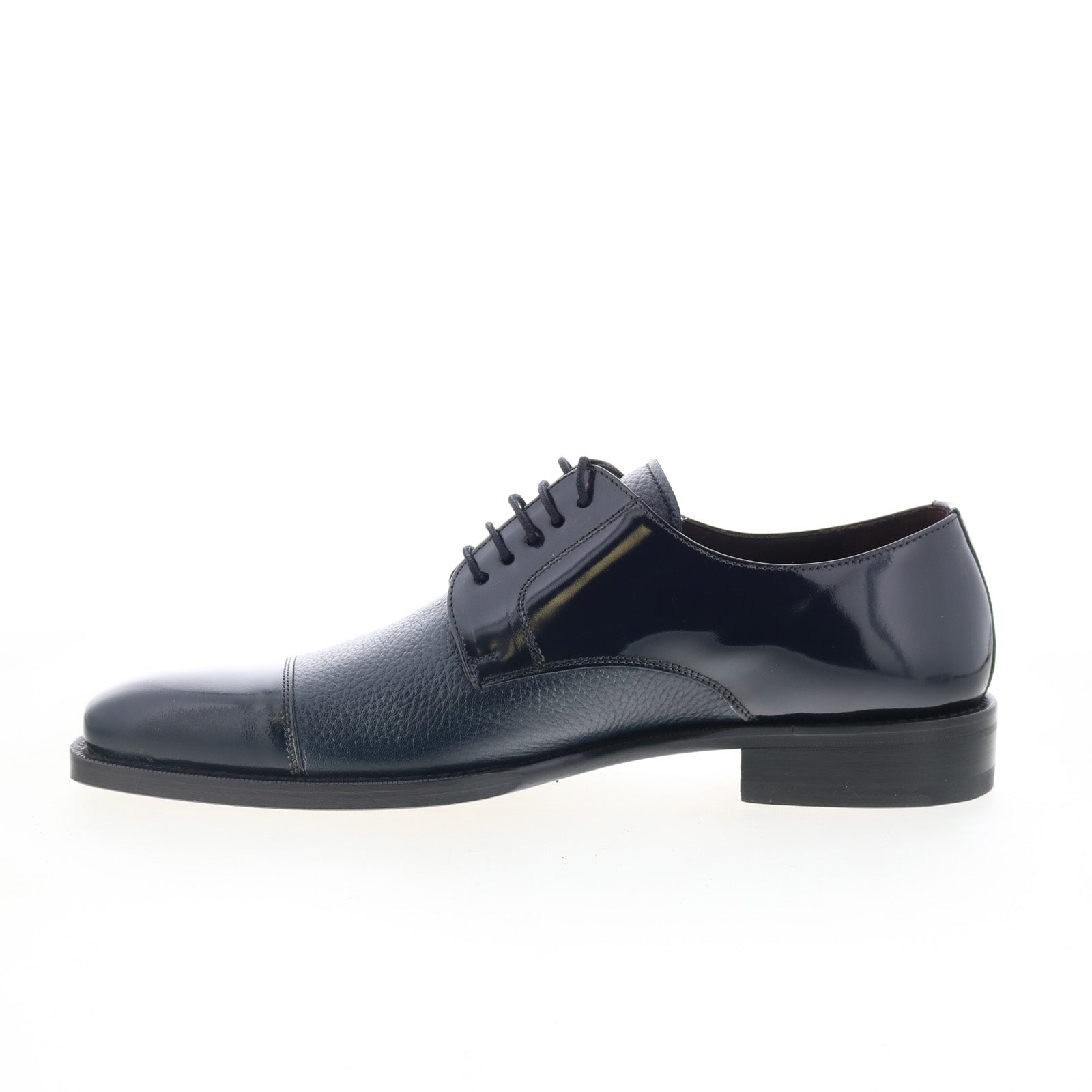 NEW MEZLAN men\'s soka cap toe shoe in blue Mezlan Soka 15089 Mens Black Leather Oxfords & Lace Ups Cap  main image 3