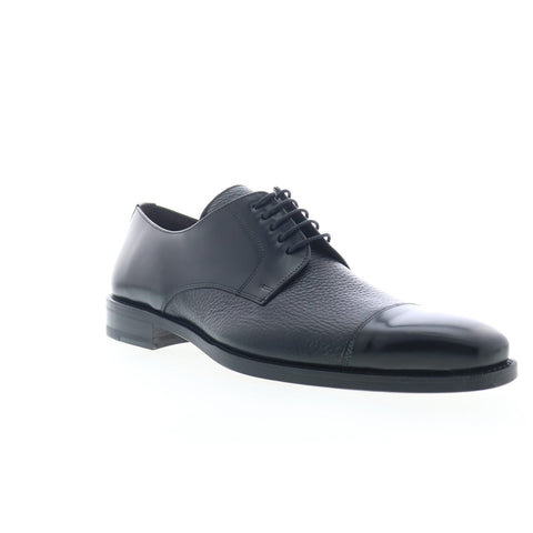 Mezlan Soka Lace Up 15089 Mens Black Leather Oxfords & Lace Ups Cap Toe Shoes