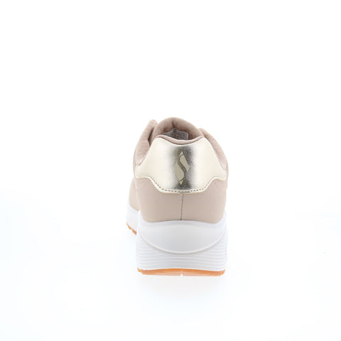 Skechers UNO - Shimmer Away 155196-NAT Womens Beige Lifestyle Sneakers Shoes