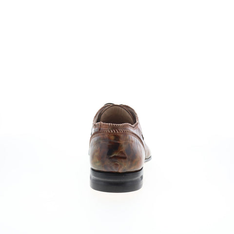 Ghost Pressato 1585 Mens Brown Leather Oxfords & Lace Ups Cap Toe Shoes