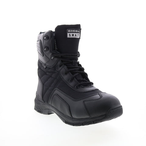 Original Swat HAWK 9" WP Side-Zip EN 165431 Mens Black Wide Tactical Boots