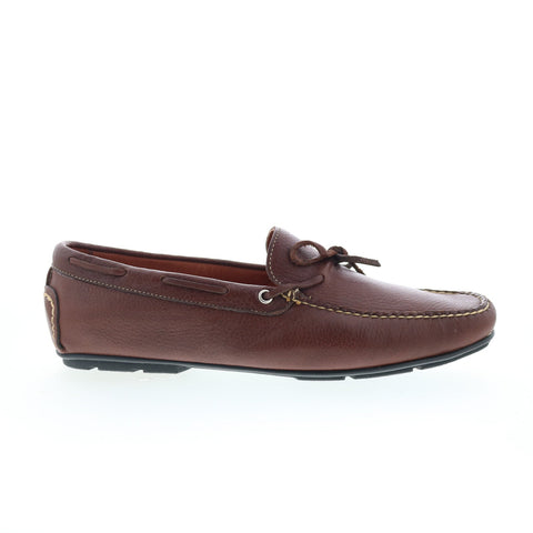 T.B. Phelps Verona 171-05 Mens Brown Leather Loafers & Slip Ons Boat Shoes