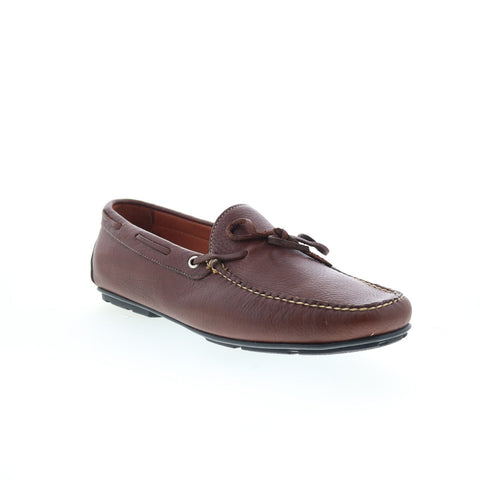 T.B. Phelps Verona 171-05 Mens Brown Leather Loafers & Slip Ons Boat Shoes