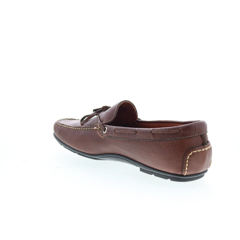 T.B. Phelps Verona 171-05 Mens Brown Leather Loafers & Slip Ons Boat Shoes