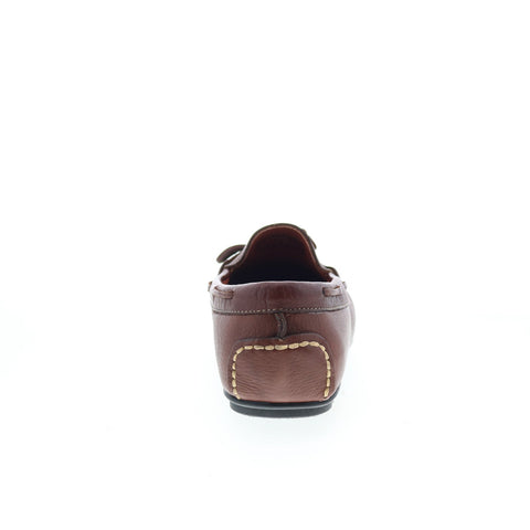 T.B. Phelps Verona 171-05 Mens Brown Leather Loafers & Slip Ons Boat Shoes