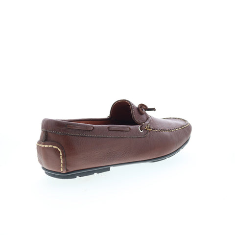 T.B. Phelps Verona 171-05 Mens Brown Leather Loafers & Slip Ons Boat Shoes