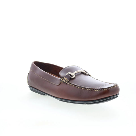 T.B. Phelps 172-05 Mens Brown Leather Slip On Loafers & Slip Ons Casual Shoes
