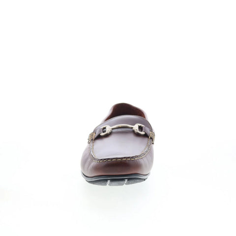 T.B. Phelps 172-05 Mens Brown Leather Slip On Loafers & Slip Ons Casual Shoes