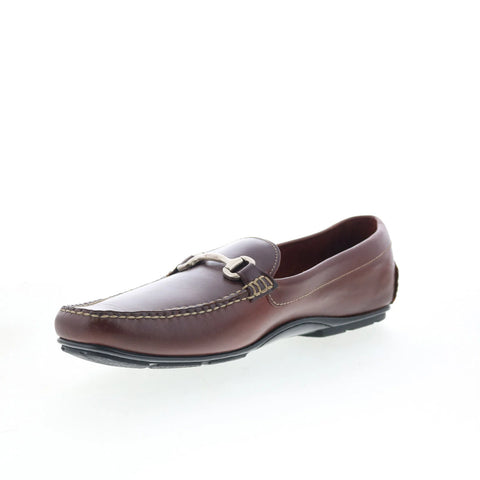 T.B. Phelps 172-05 Mens Brown Leather Slip On Loafers & Slip Ons Casual Shoes