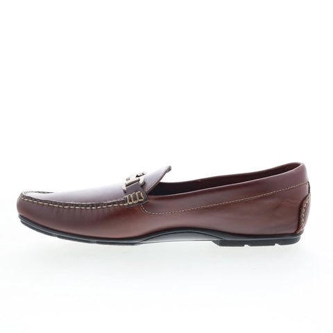 T.B. Phelps 172-05 Mens Brown Leather Slip On Loafers & Slip Ons Casual Shoes