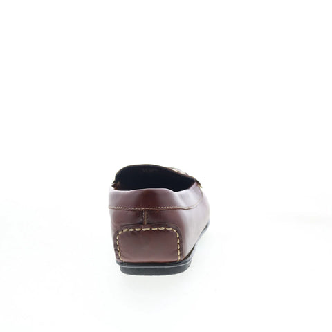 T.B. Phelps 172-05 Mens Brown Leather Slip On Loafers & Slip Ons Casual Shoes