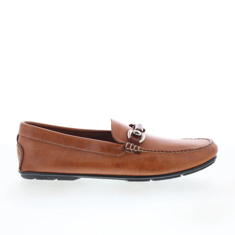 T.B. Phelps 172-10 Mens Brown Leather Slip On Loafers & Slip Ons Casual Shoes