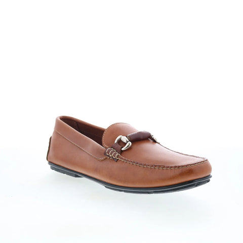 T.B. Phelps 172-10 Mens Brown Leather Slip On Loafers & Slip Ons Casual Shoes