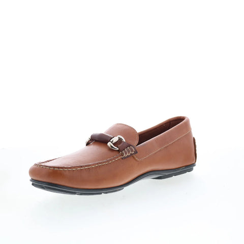 T.B. Phelps 172-10 Mens Brown Leather Slip On Loafers & Slip Ons Casual Shoes