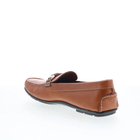 T.B. Phelps 172-10 Mens Brown Leather Slip On Loafers & Slip Ons Casual Shoes