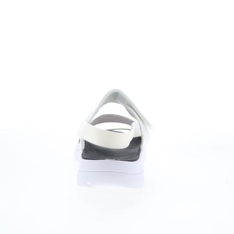 Drew Sutton 17201-02 Womens White Synthetic Strap Slingback Sandals Shoes
