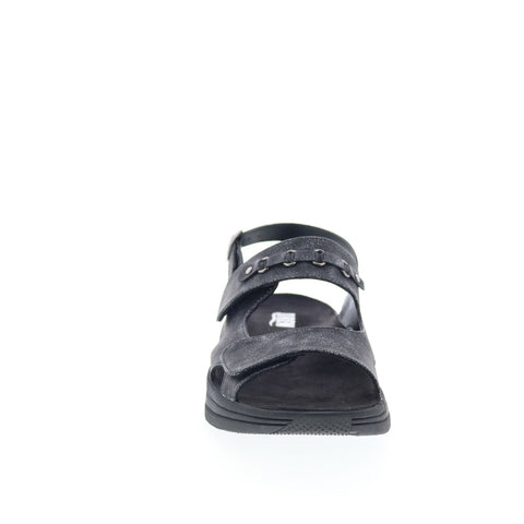 Drew Selina 17203-12 Womens Black Synthetic Slingback Sandals Shoes