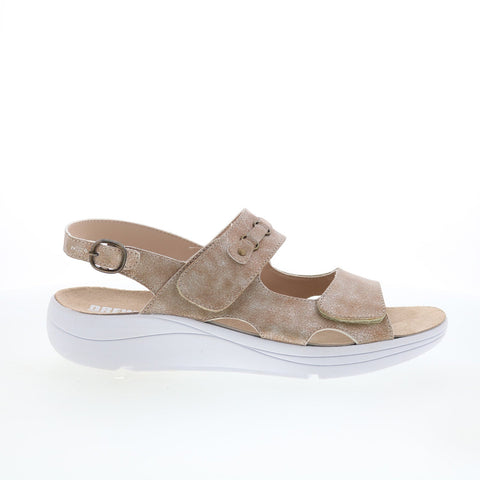 Drew Selina 17203-70 Womens Brown Extra Wide Slingback Sandals Shoes